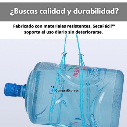 SecaFácil™ -  La Cuerda Antideslizante Ideal para Secar tu Ropa (Rollo de 8 metros)