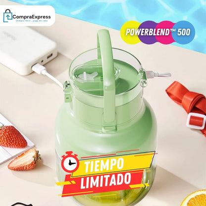 PowerBlend™ 500 - La Licuadora Portátil Más Potente para Batidos y Zumos Frescos al Instante