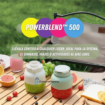 PowerBlend™ 500 - La Licuadora Portátil Más Potente para Batidos y Zumos Frescos al Instante