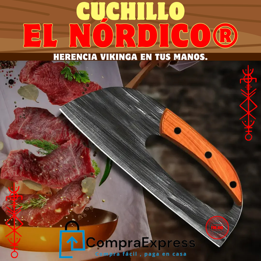 Cuchillo El Nórdico® - Corte de Precisión y Resistencia Superior